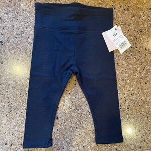 Toddler High-Waist Navy Leggings - Classic Everyday Stretch